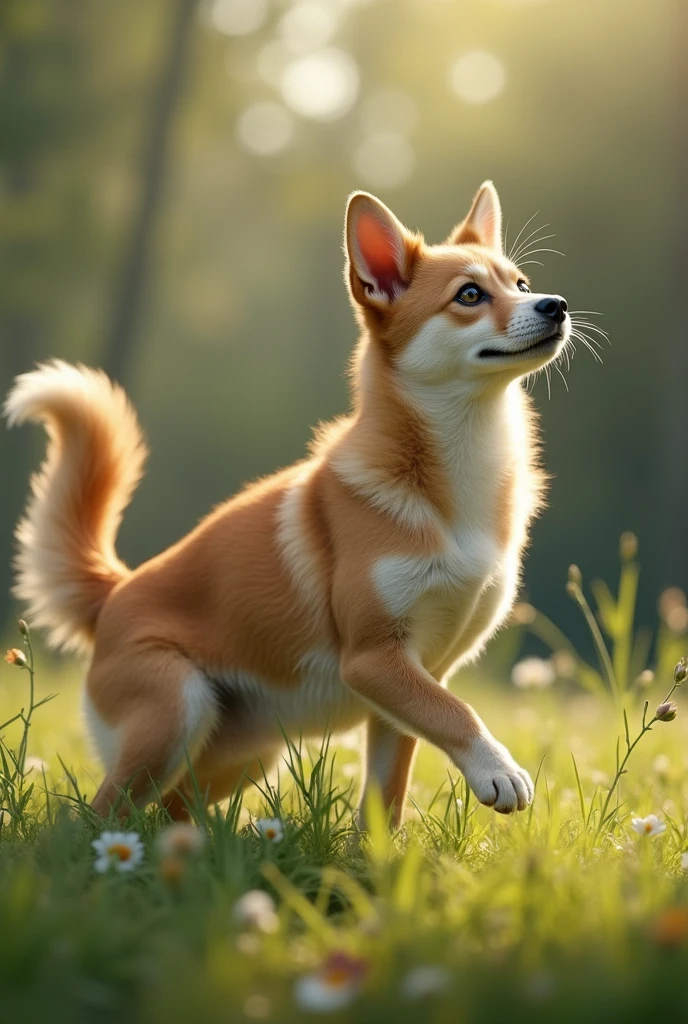 Dog turning into a cat
