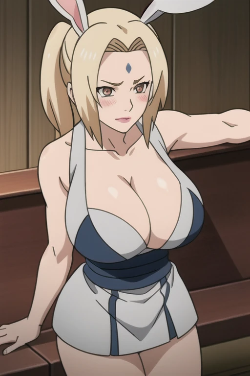 alone focus, alone, close, View your viewers,((pink In underwear)),long knee high boots,(Lips parted:1.2), ((tsunade)), 1 person,((tsunade milf physique)),(Forehead mark ), high twintails,bionde, eye, smile, from the front,Huge breasts,Thick thighs,((Sharp details High resolution body parts Perfect body parts )),(((Blushing,Make your face bright red,赤らんだ顔))),(Sad expression),((1 person)),(alone), (In underwear), ((Front view)),((fall on one's back))Beautiful white skin with a pinkish tint,4K,8k,16K, Look at this,Textured skin, camel toe, fall on your back, Embarrassed face, rabbit ears, ((lick)), pinch something in your chest, be defeated