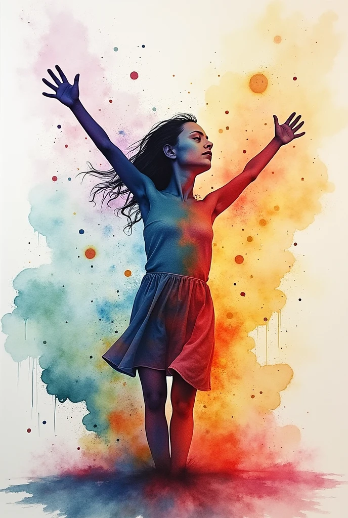watercolor art symbolizing fragments of liberation