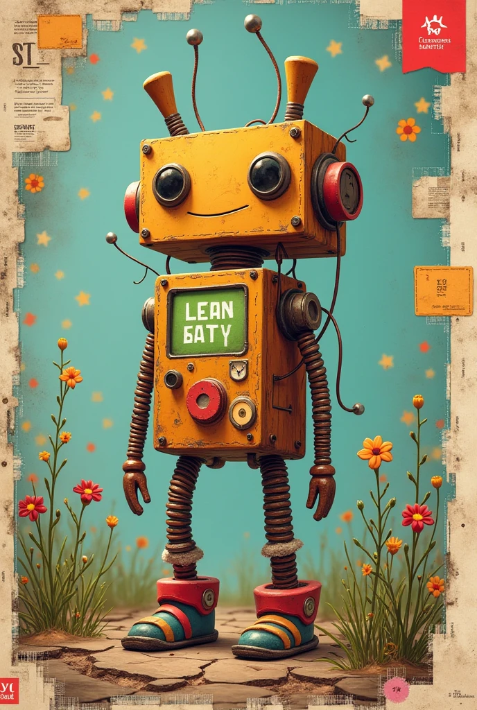 Produce a game art that is a drawing that has DIY