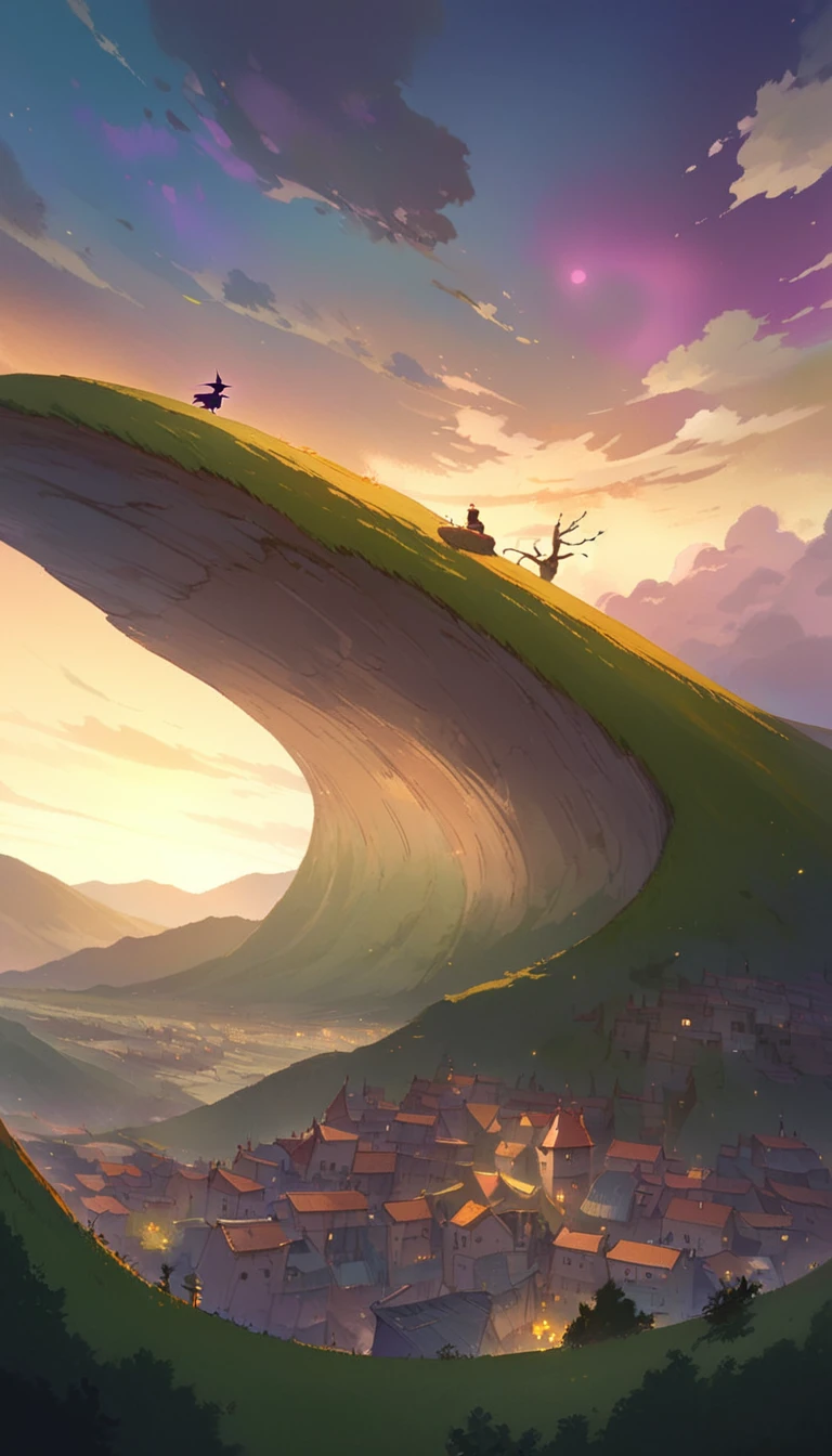 ultrawide landscape aesthetic,Studio ghibli inspired aesthetic, No People ,Witchy room