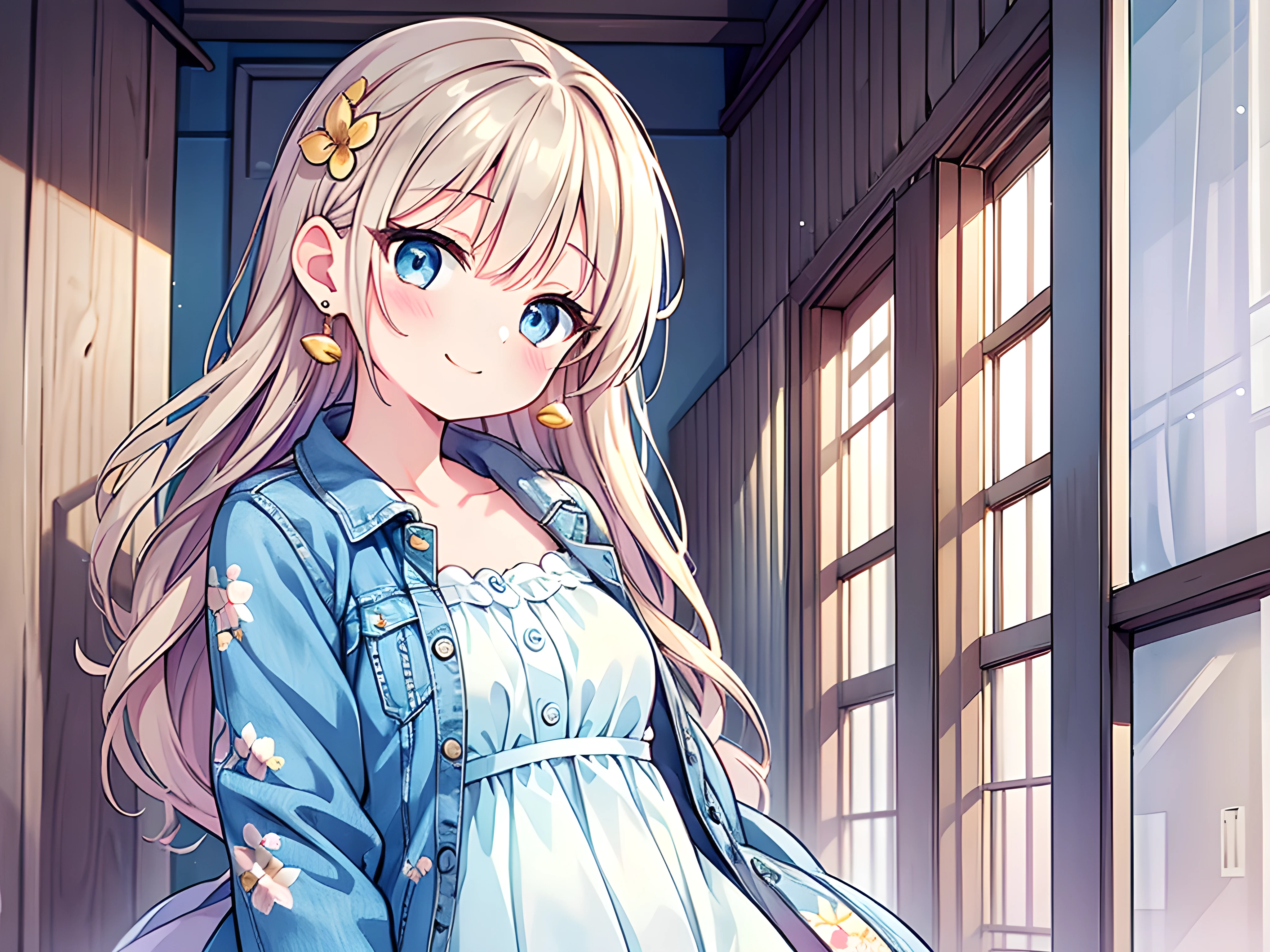 ((best quality, high resolution)), (delicate illustration), (pastelcolor style illustration:0.7), (watercolor style illustration:0.4), ((beautiful:1.3)), 4k,
((3 beautiful woman)), (shy), smile, asymmetry hair, hair ornaments, earrings, (Floral sundress with a denim jacket.), small present box,
, ((cowboy shot:1.3)), nsfw:1.5