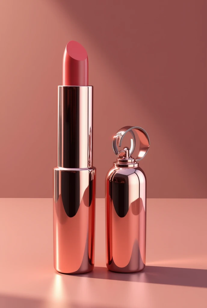 Multipurpose lipstick, which contains a lip moisturizer on the top and a perfume dispenser on the bottom