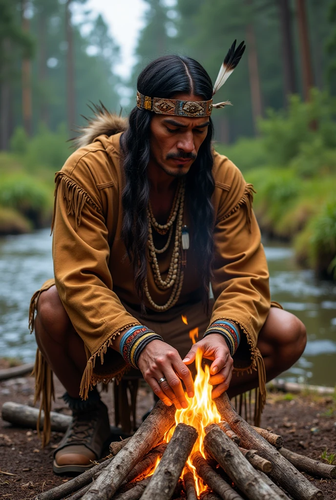 INDIAN STARTING FIRE 