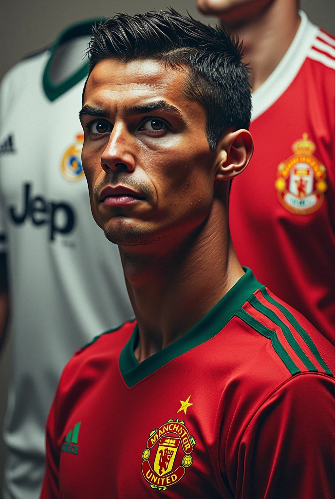 Cristiano Ronaldo with his last 3 teams