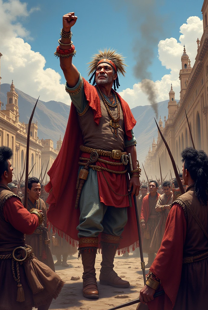 Tupac Katari when he surrounded La Paz