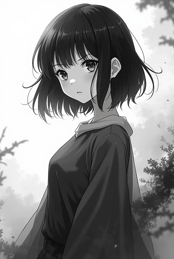 well-crafted anime to color in black and white