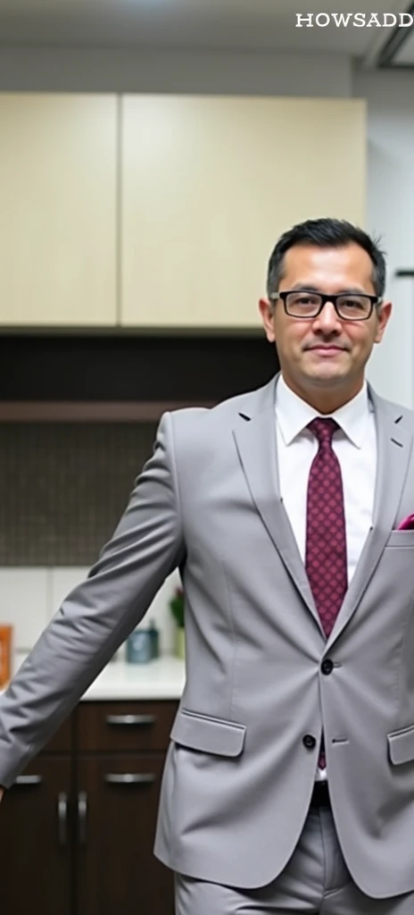 Put glasses on the uploaded image and keep the same face, same look and same clothes