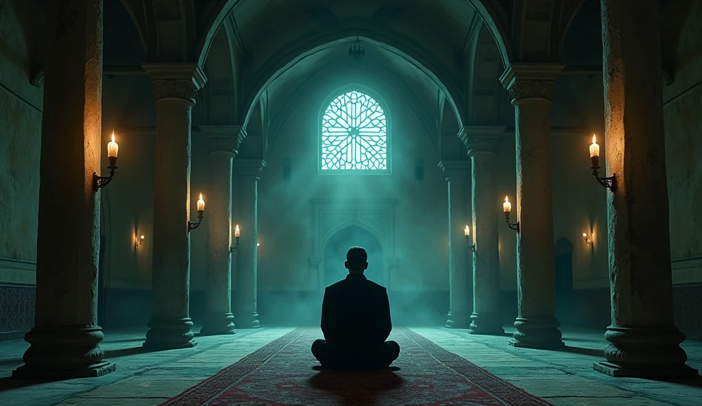 (Horror story title : Night behind the door of the old mosque)
Scene : When Hasan prostrated, he heard something. Sounds like footsteps, but very quiet and heard from behind. Hasan thought maybe it was just his feeling, so he continued praying. But the longer the voice became clearer, as if someone or something was approaching him.