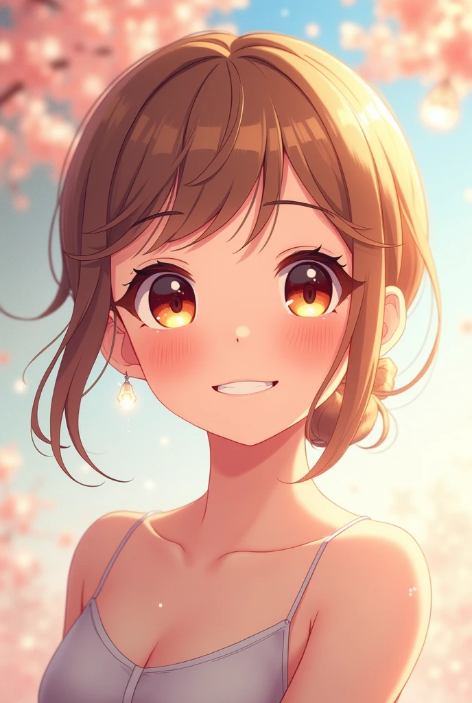 Cute girl in anime