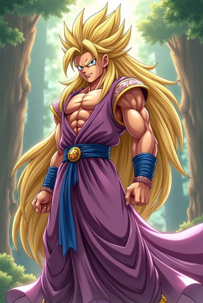 Vegito with princess rapunzel