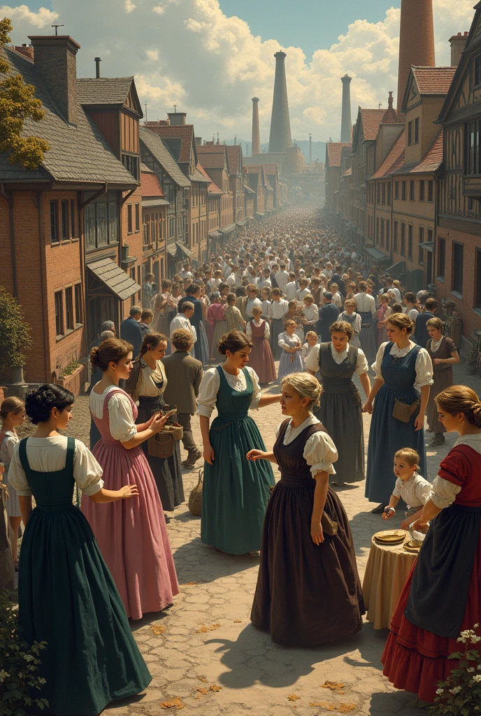 German women played varied roles in society in the 1880s