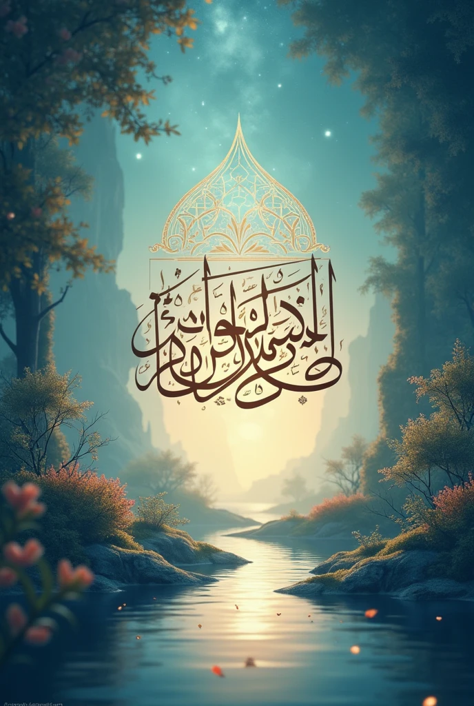 I want a walpaper quoted by the hadit
'إني أسألك الهدى والتقى والعفاف والغنى'
In beautiful background