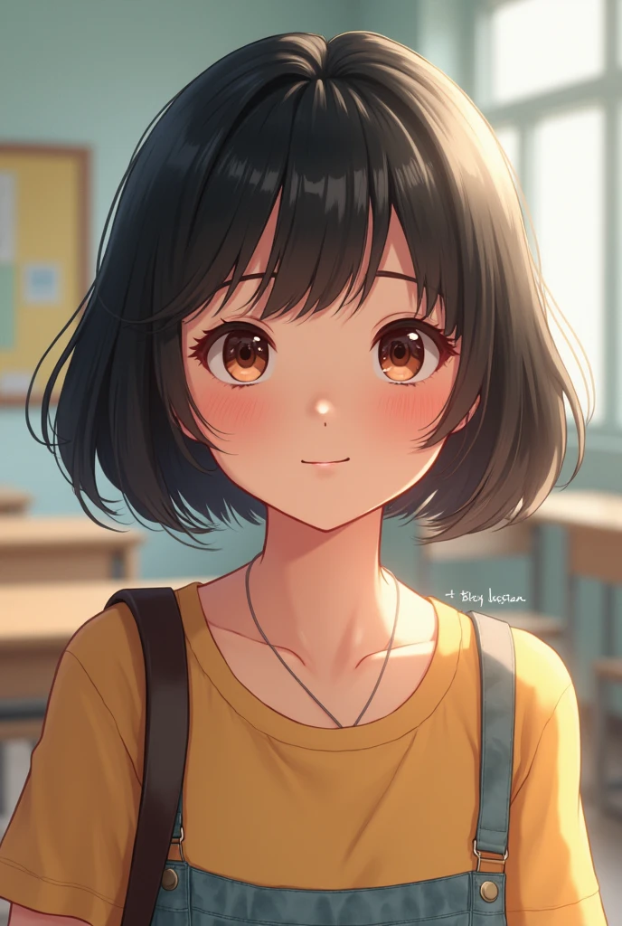 high school girl、Bob Hair、cute、