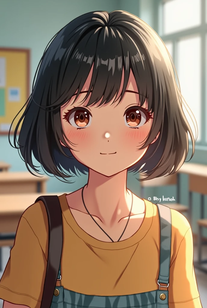 high school girl、Bob Hair、cute、