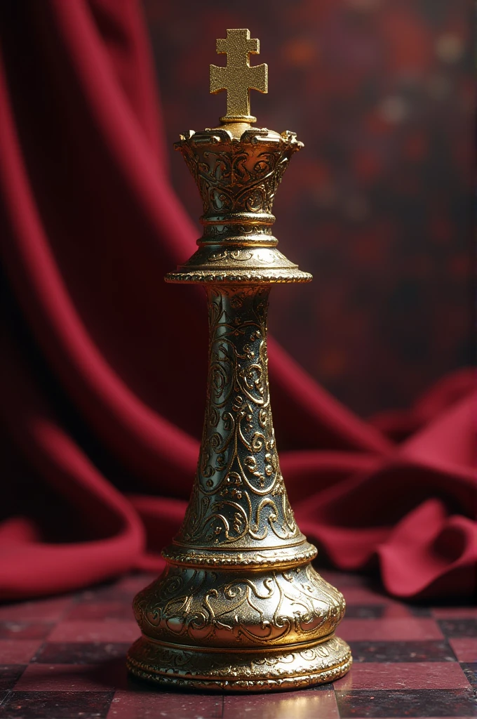 Chess piece queen, luxurious, with the writing Jessi