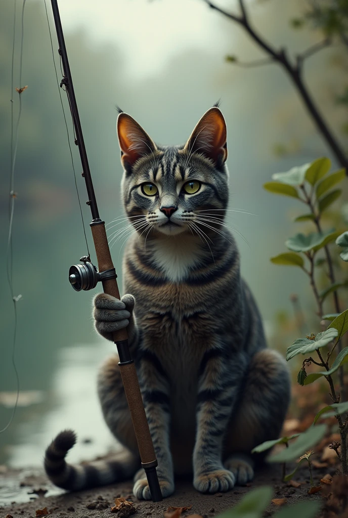 counting cat, antisocial authoritarian who goes fishing to avoid talking to people