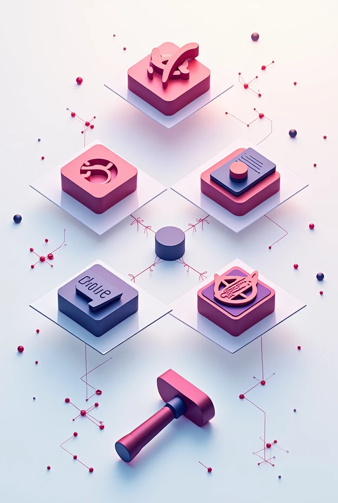 Eloquent ORM
Blade
Laravel Mix
Laravel Passport
Laravel Banhammer
creame una imagen que tenga los iconos de cada uno de esos 5 framework
