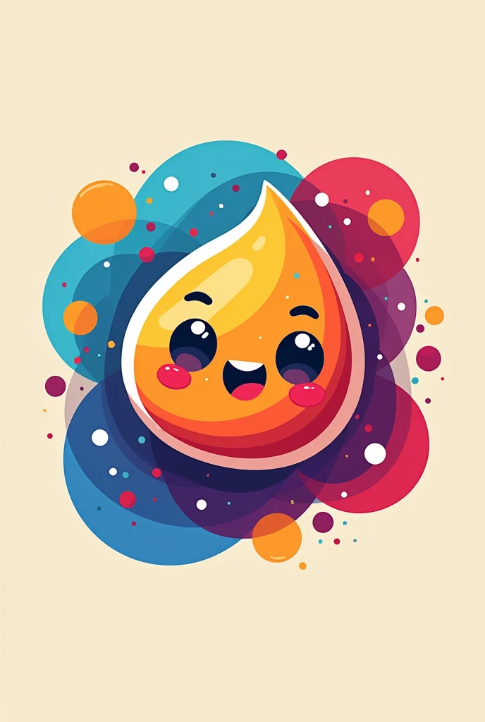 MAKE ME A LOGO FOR A SODA CALLED FIZZPOP THAT IS ORANGE IN COLOR, blue, purple and reddish