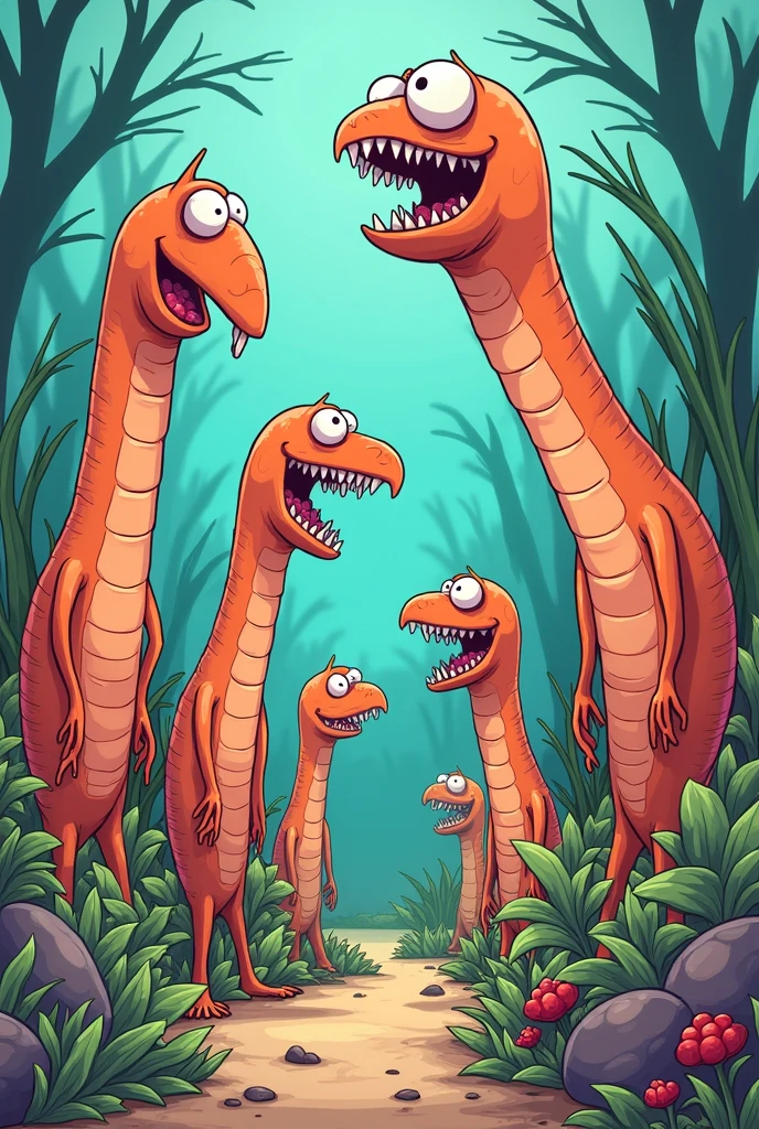 Draw a cartoon about how stenotic organisms work