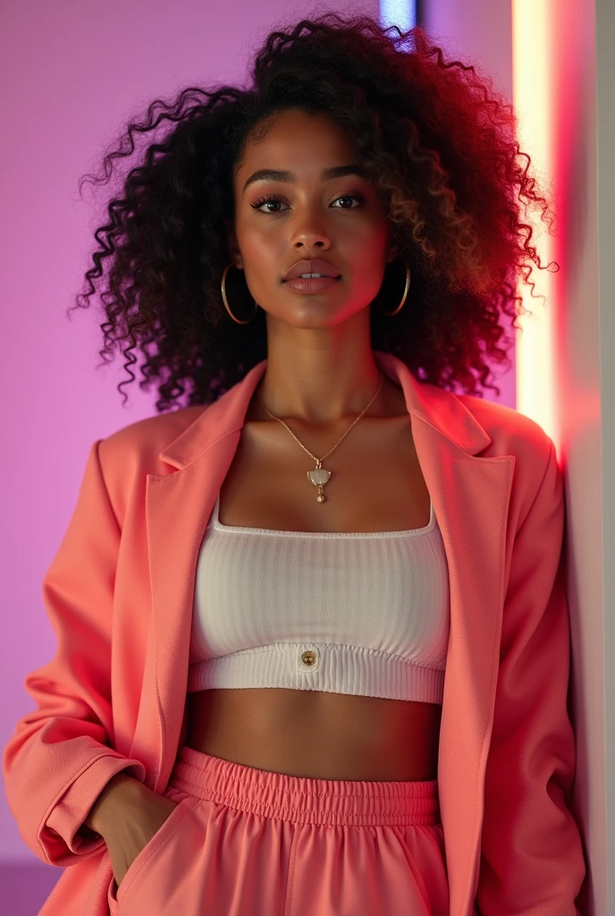 Young female influencer