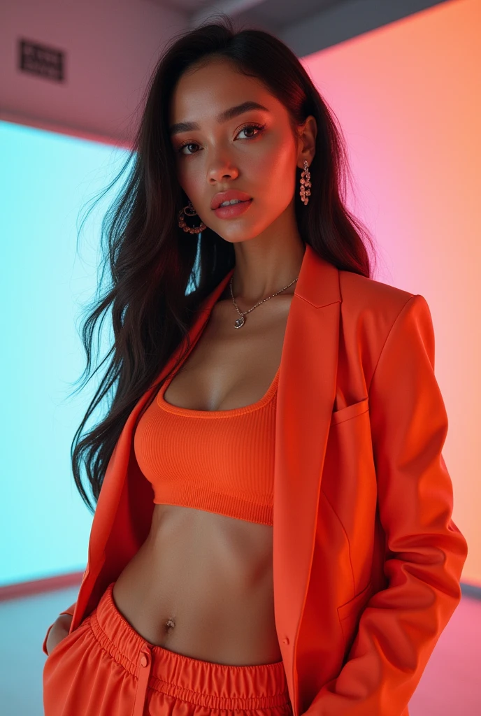 Young female influencer