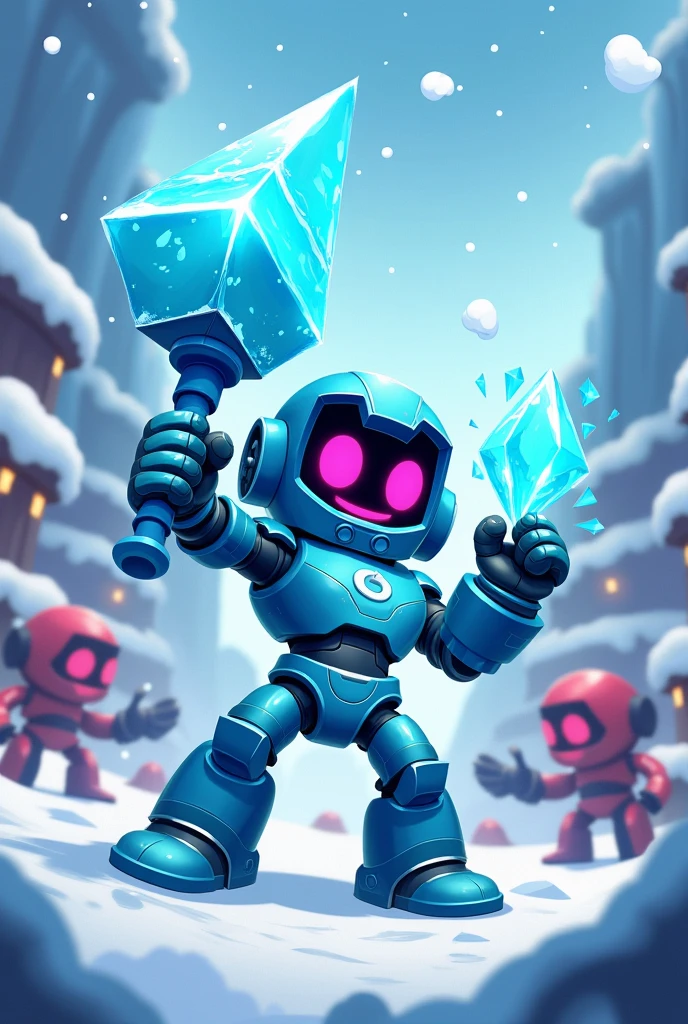 I would like to create an image of a Brawl Stars character called Lou