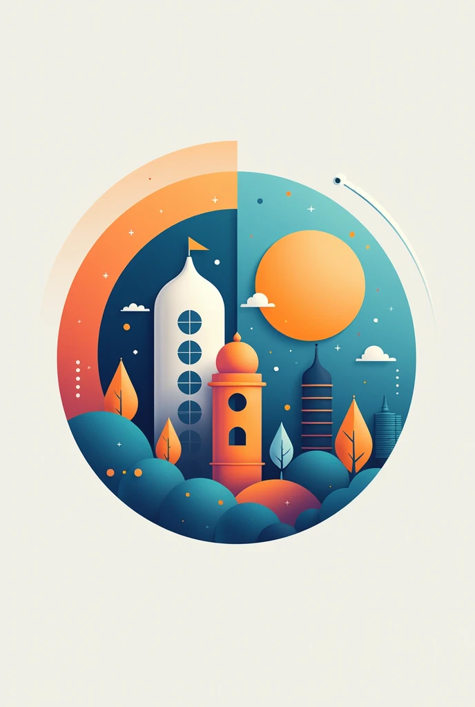 The text should be easily legible and stand out against the background..
The icon must be clear and representative, Combining elements of innovation and education in a harmonious way.