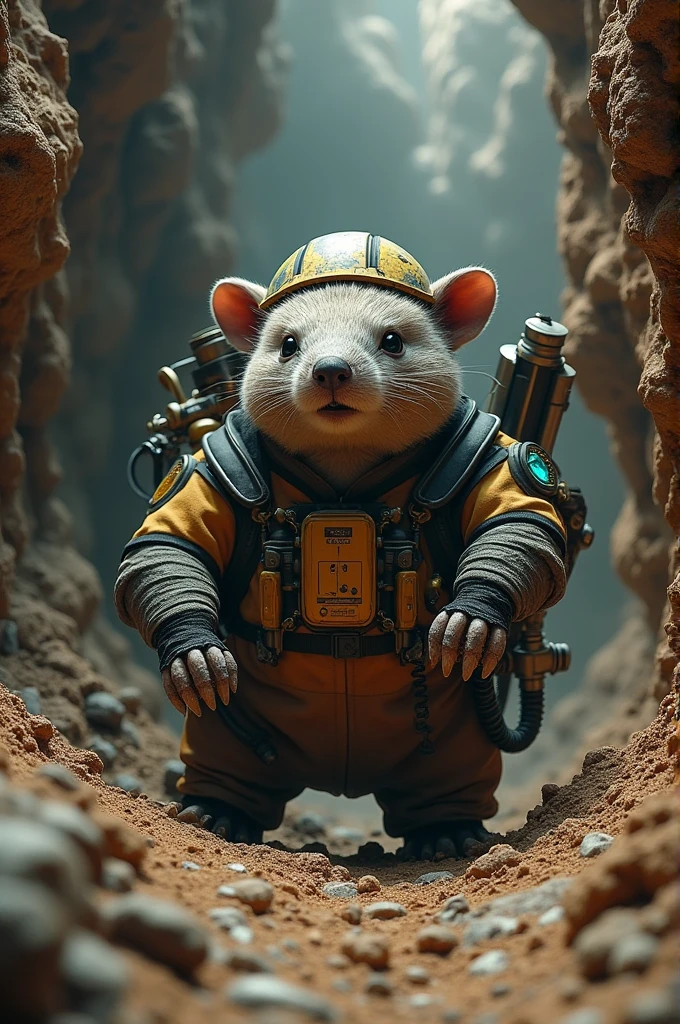 Topographical pet mole engineer