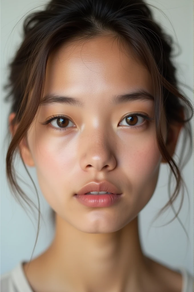 Could you take a photo of me from the front so that my features stand out?