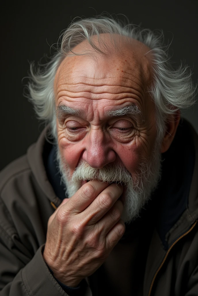 An old man sucking ????