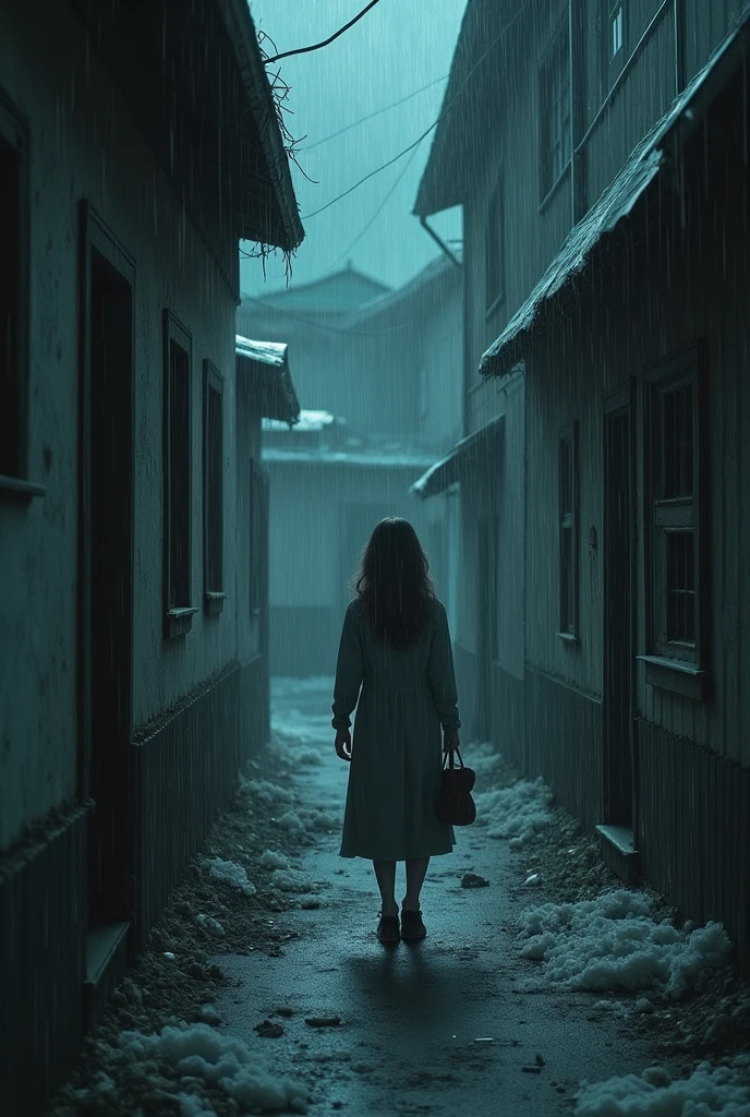 It was a cold and rainy night when Sofia decided to explore the old abandoned house at the end of the street.. Rumor had it that no one had been there for years., but Sofia was always curious and fearless.

With a flashlight in hand and a racing heart, she walked through the rusty gate and headed towards the entrance of the house. The door was ajar, creaking in the wind. She entered and found a hallway covered in dust and cobwebs..

Sofia walked through the empty rooms, his flashlight illuminating furniture covered in white sheets and dusty portraits on the walls. The silence was absolute, except for the sound of rain hitting the broken windows. But something in the atmosphere made her feel like she wasn&#39;t alone..

When he reached the attic, the stairs creaked under his feet. The attic was full of old boxes and forgotten objects.. While searching, found a wooden box locked with a rusty padlock. The key was hanging next to the box, as if he was waiting for her.

With the key in hand, Sofia opened the box carefully. por dentro, found a stack of old letters and a small music box. When opening the music box, a soft melody began to play, echoing in the silence of the attic.

Suddenly, a loud noise came from downstairs. Sofia froze, your heart beating fast. She heard slow, heavy footsteps coming up the stairs.. shivering, she hid behind a pile of boxes. The attic door opened with a snap and, through the crack, she saw a shadow moving.

The shadow slowly approached the music box. Sofia knew there was no turning back.; she needed to know what was going on. With a deep sigh, she got up and, with the flashlight shining brightly, illuminated the figure&#39;s face.

He was an old man, with a lost and sad look. He looked at her in surprise and said: “I&#39;ve waited so long for this. I was the owner of this house. The letters are for my wife, that never came back.” The man revealed that 