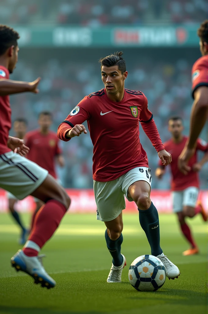 Ribamar at Vasco with Cristiano Ronaldo 