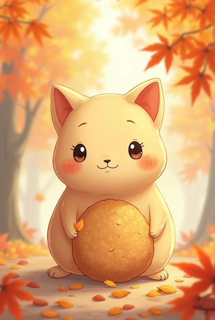 Ohagi anime character Personification cute autumn