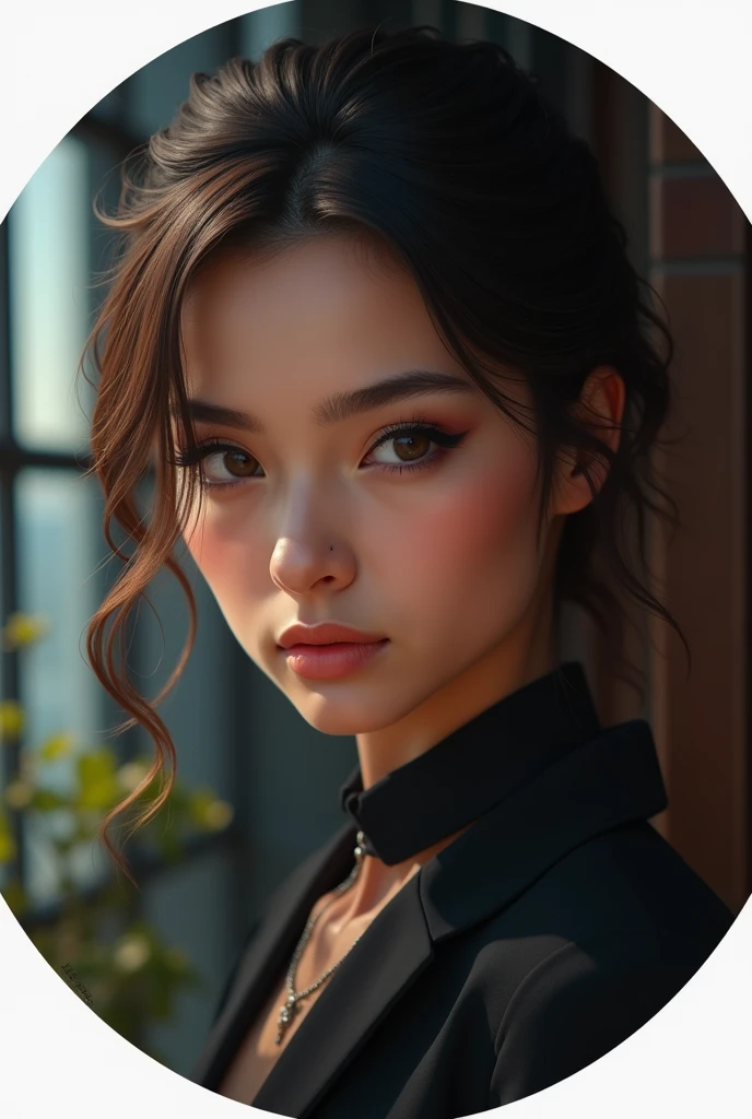 Profile photo in circular format