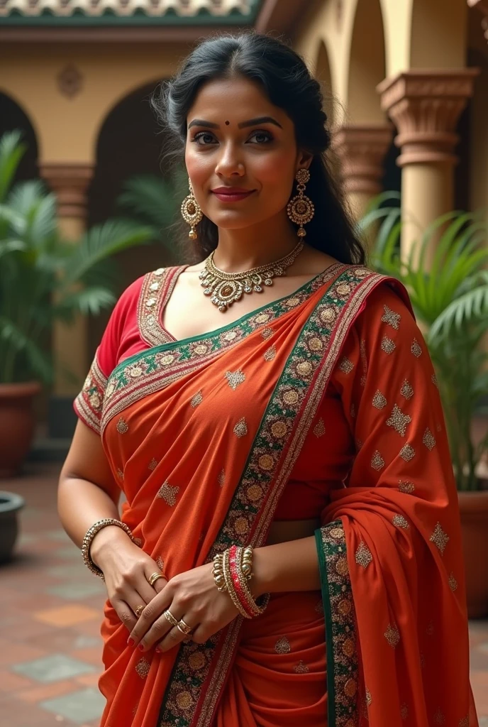 (Big brast)(big hips)Wearing salwar suit.Indian womane