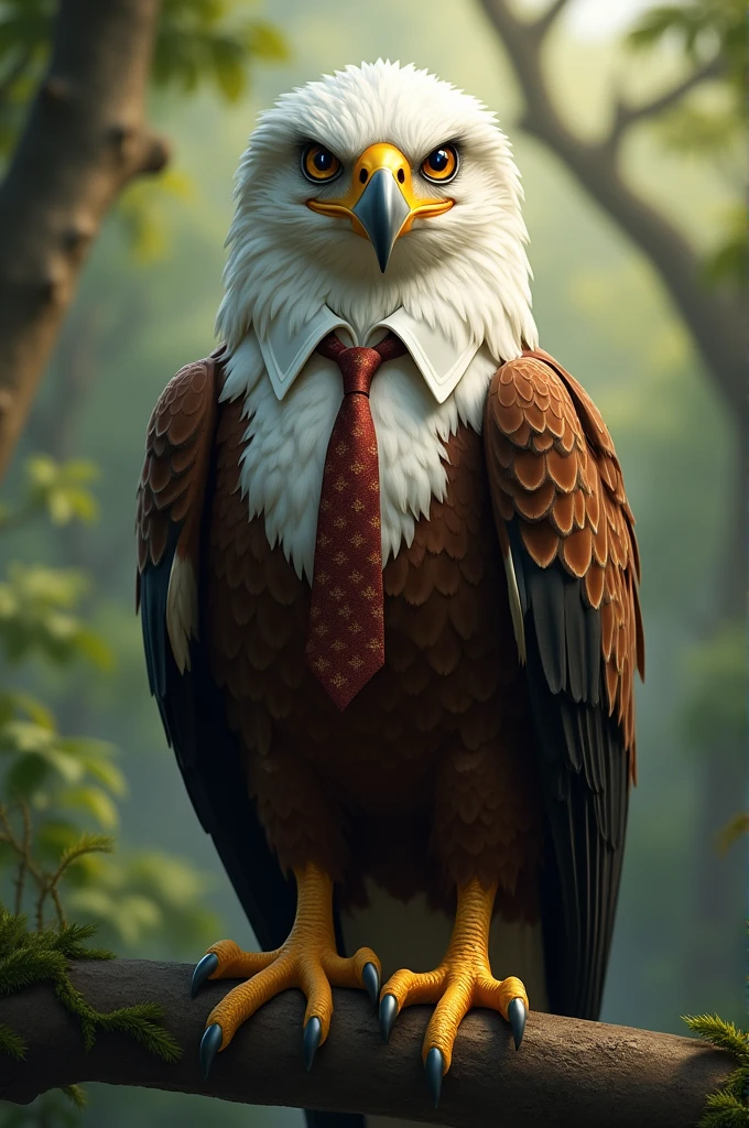 Create a tie eagle