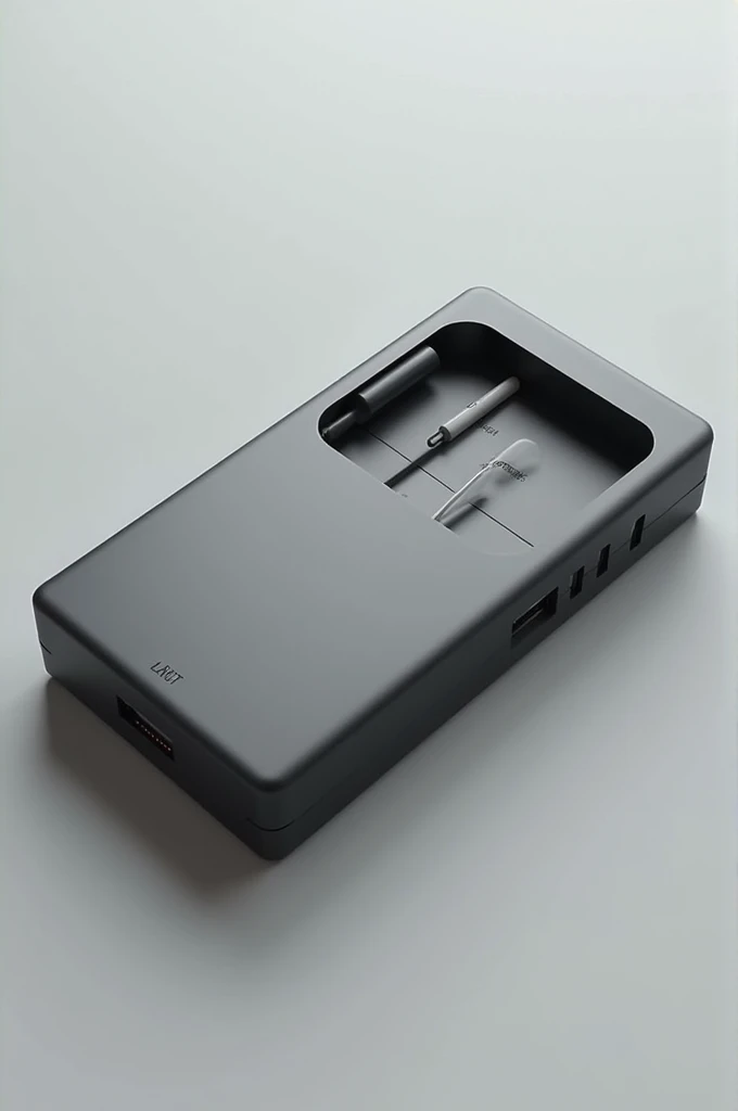 Powerbank with pencil box