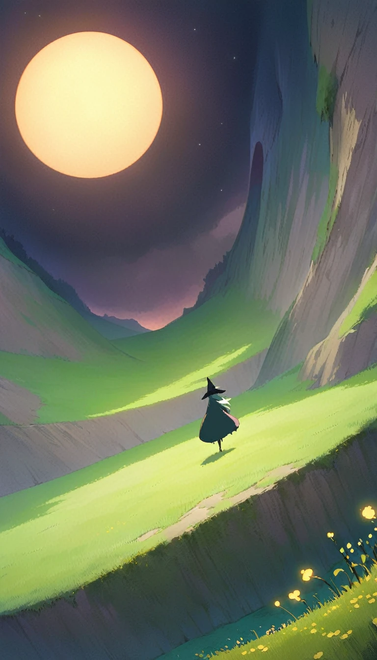 ultrawide landscape aesthetic,Studio ghibli inspired aesthetic, No People ,Witchy room