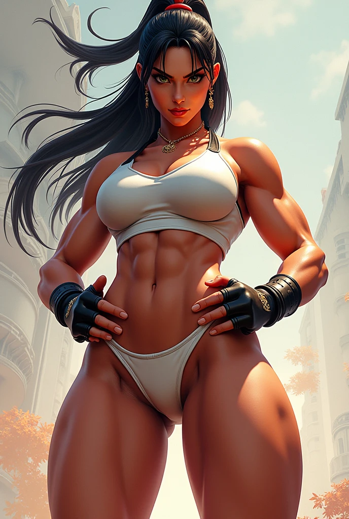 Chun Li with big thighs