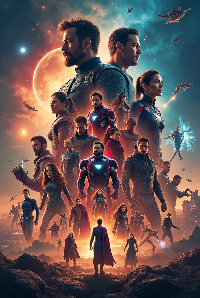 marvel collage but similar 

