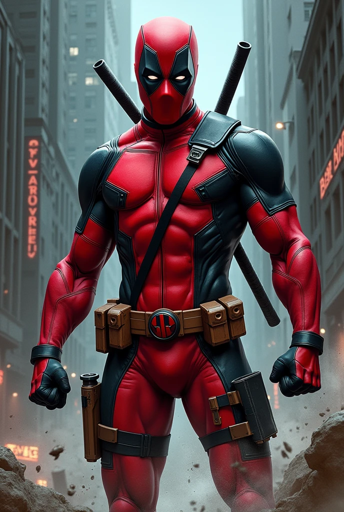 Deadpool drawing
