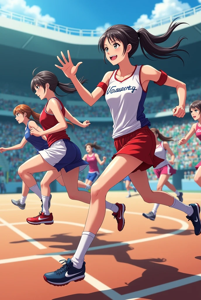 Anime Athletes Girls
