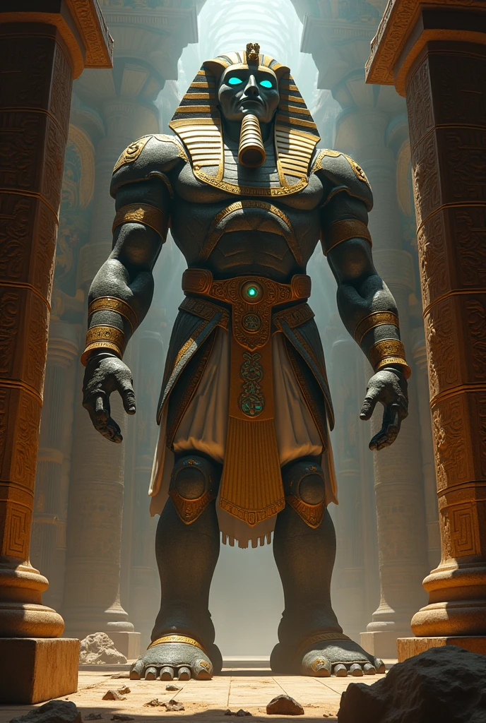 Egyptian sarcophagus golem