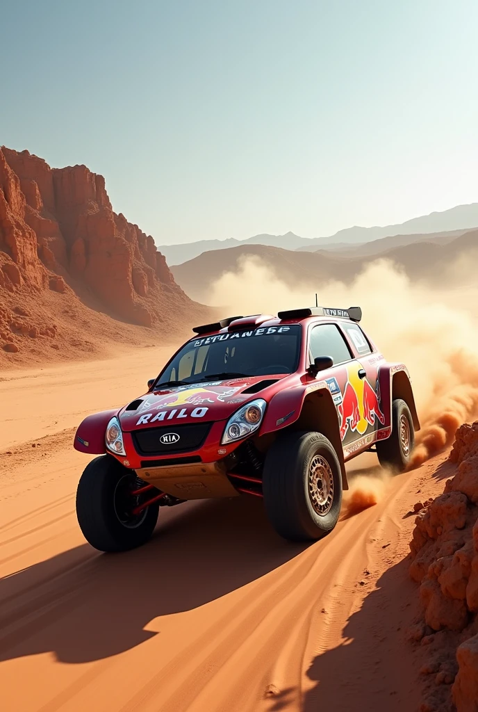 Make a 2008 Kia Picanto in Dakar Rally style