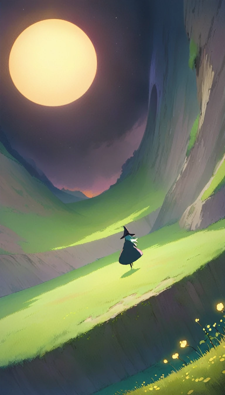 ultrawide landscape aesthetic,Studio ghibli inspired aesthetic, No People ,Witchy room