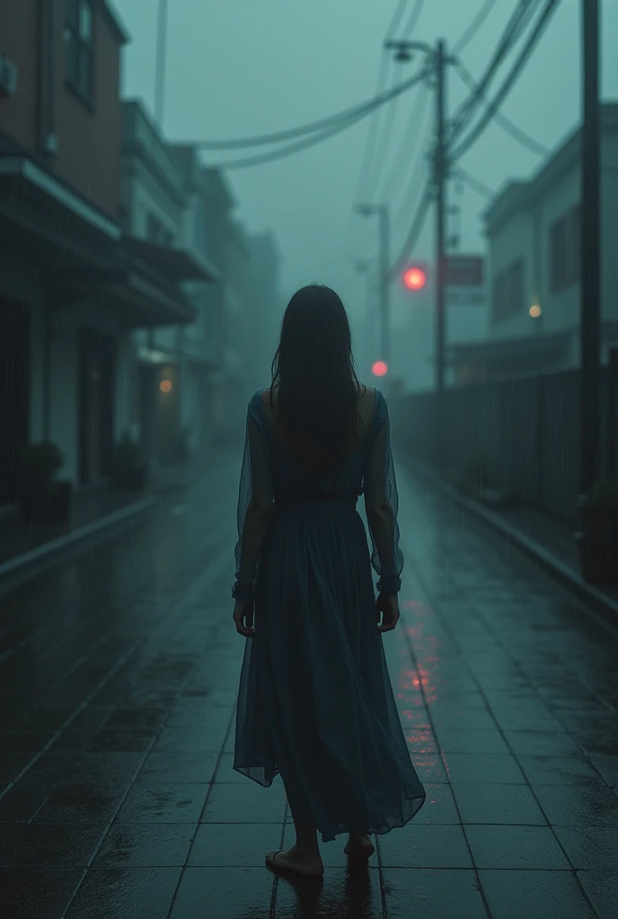 She disappeared on a rainy day.