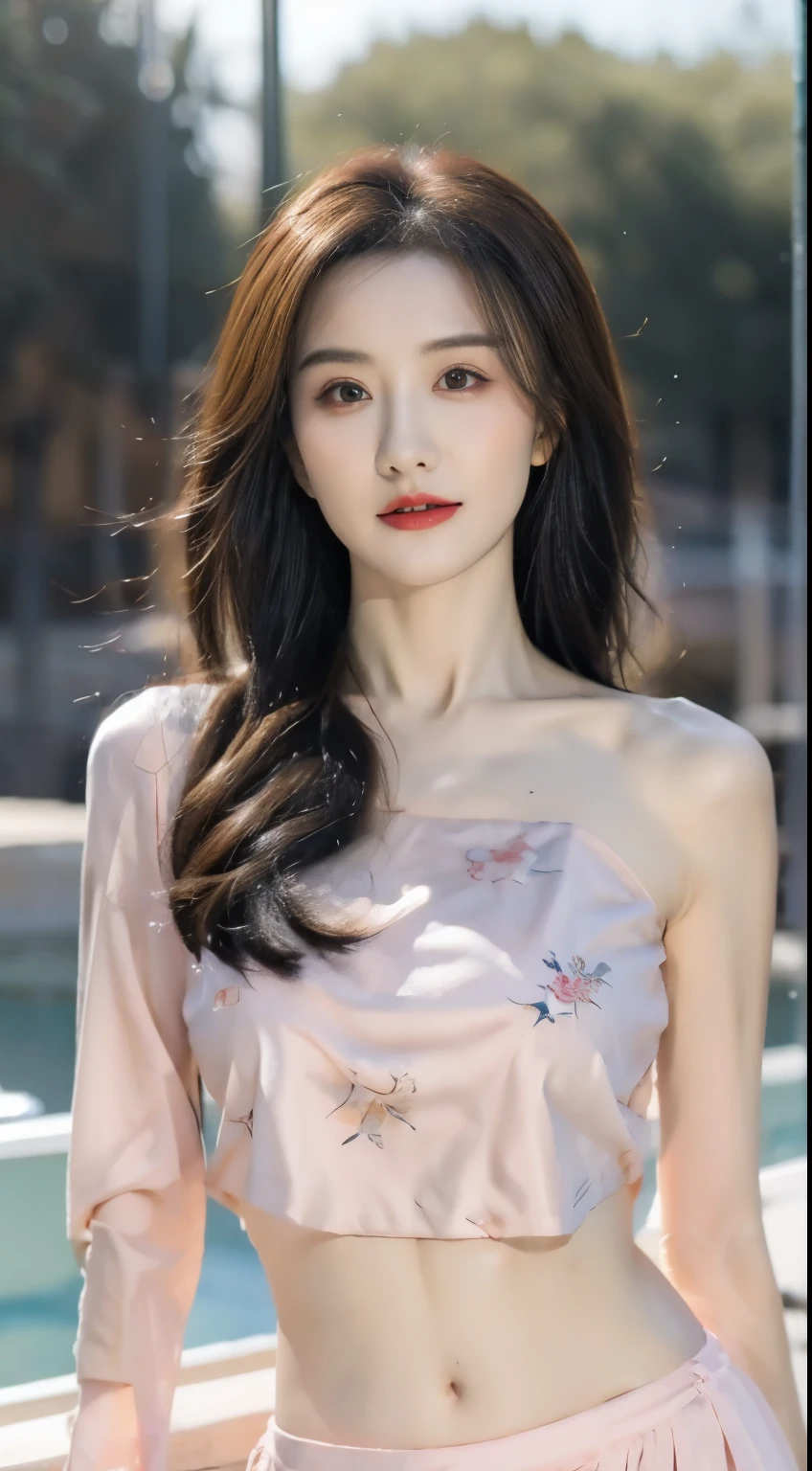 original photo，best quality），（lifelike，照片lifelike：1.3），best quality，Very detailed，masterpiece，超Detail level，illustration，1 girl，Dominant_Body，Large Breasts，Bigger breasts，Protruding nipples，Nipple protrusion，Black transparent lace，Slim waist，Tight abdomen，Sexy navel，细long双腿，Dynamic Angle，World Masters Theatre，messy_long_hair，best quality，Extremely detailed CG unified 8k wallpaper，，Astonishing，Light，lens_Flare，Dunhuang_style，Real People，Highly detailed face and skin texture, Exquisite eyes,Surrealism，超lifelike的照片，Very detailed CG unified 8k wallpaper，（masterpiece），（best quality），（Very detailed），（超lifelike的照片），（Best Character Detail：1.36），脸Dominant有Light, 灯Light，illustration, Very detailed，Detail level, high resolution, Very detailed, best quality, masterpiece