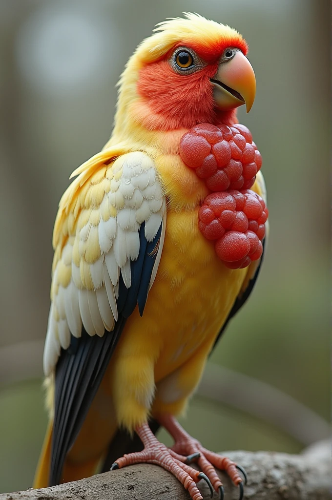 Make a bird with human testicles