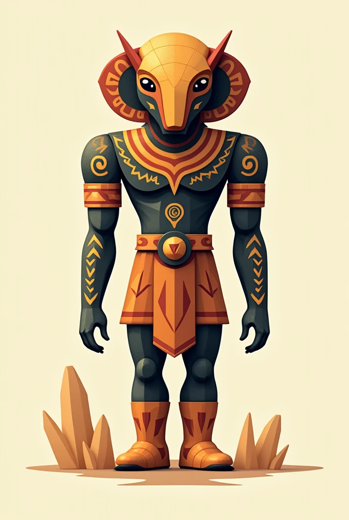 Generate an emoji inspired by Nazca iconography